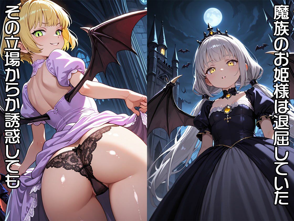 魔族のお姫様夜間にこっそり人間と交わる（CG100枚）