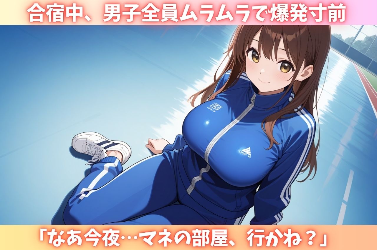 皆の憧れ巨乳女子マネが合宿中に部員の生チンを次々と受け入れ連続中出し！！