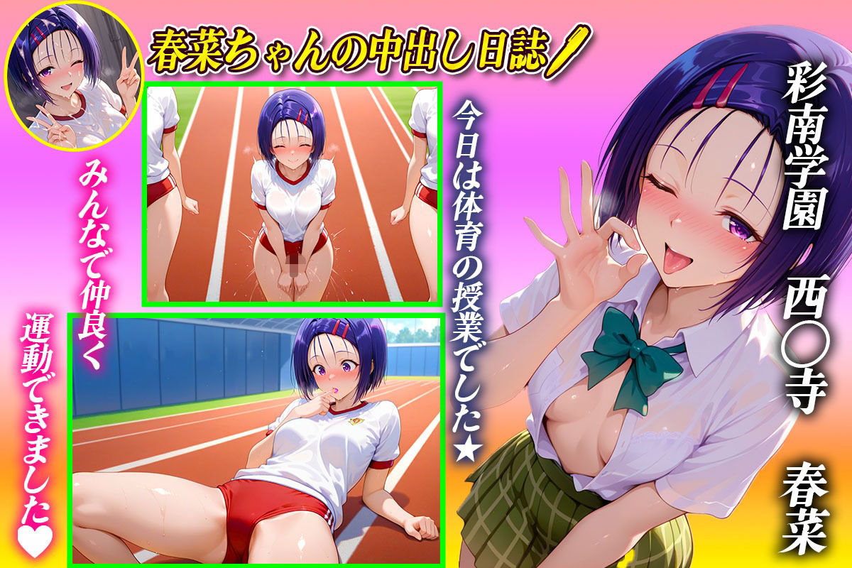 彩南学園の中出し日誌  体育編  西〇寺春奈