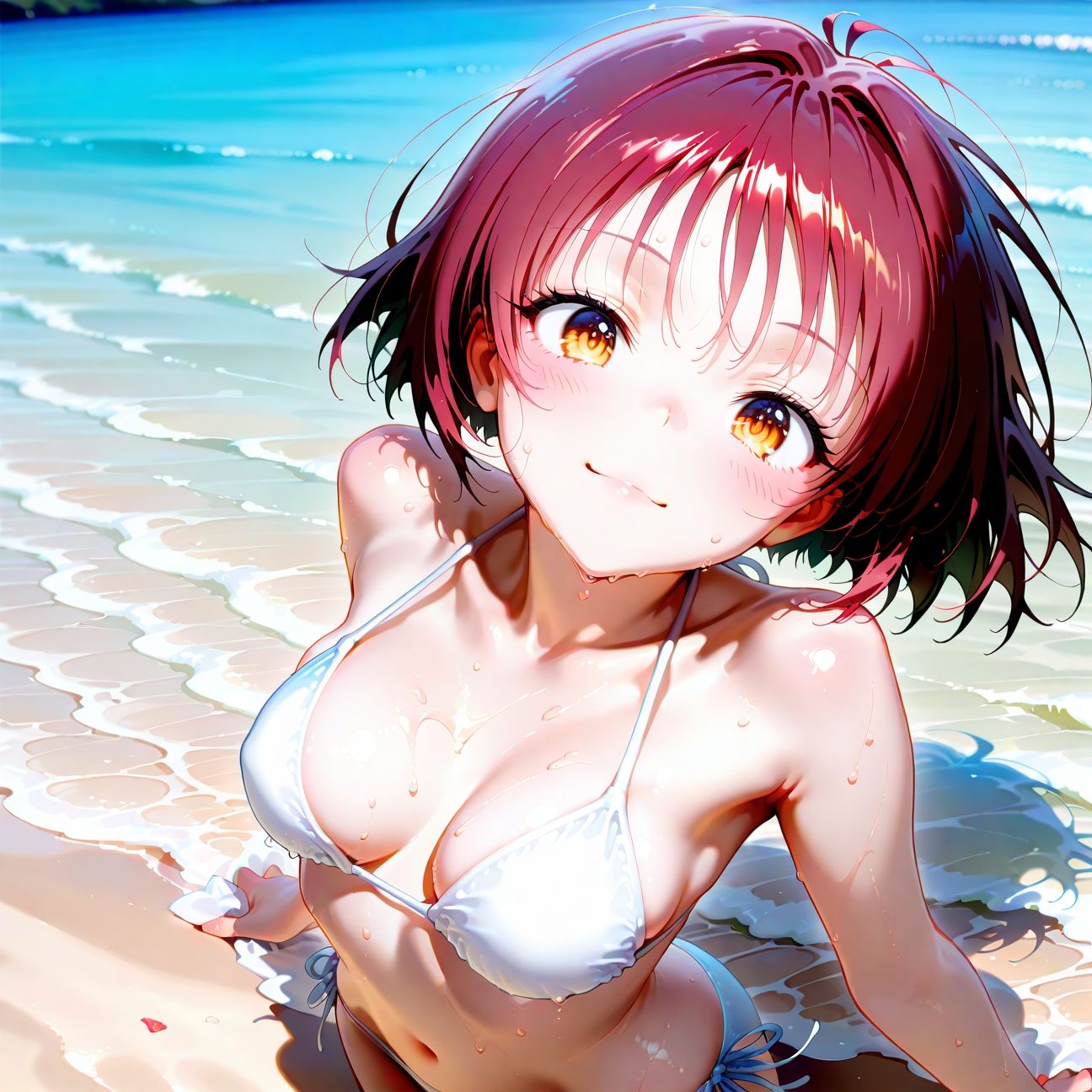 【Part1】☆海×ビキニ×JK☆ムラムラJKがぱこぱこ全開放♪