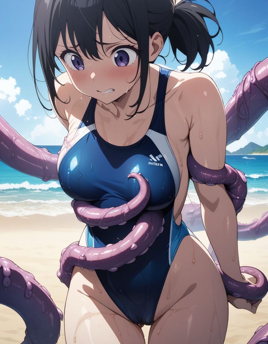 競泳水着DEうねうね