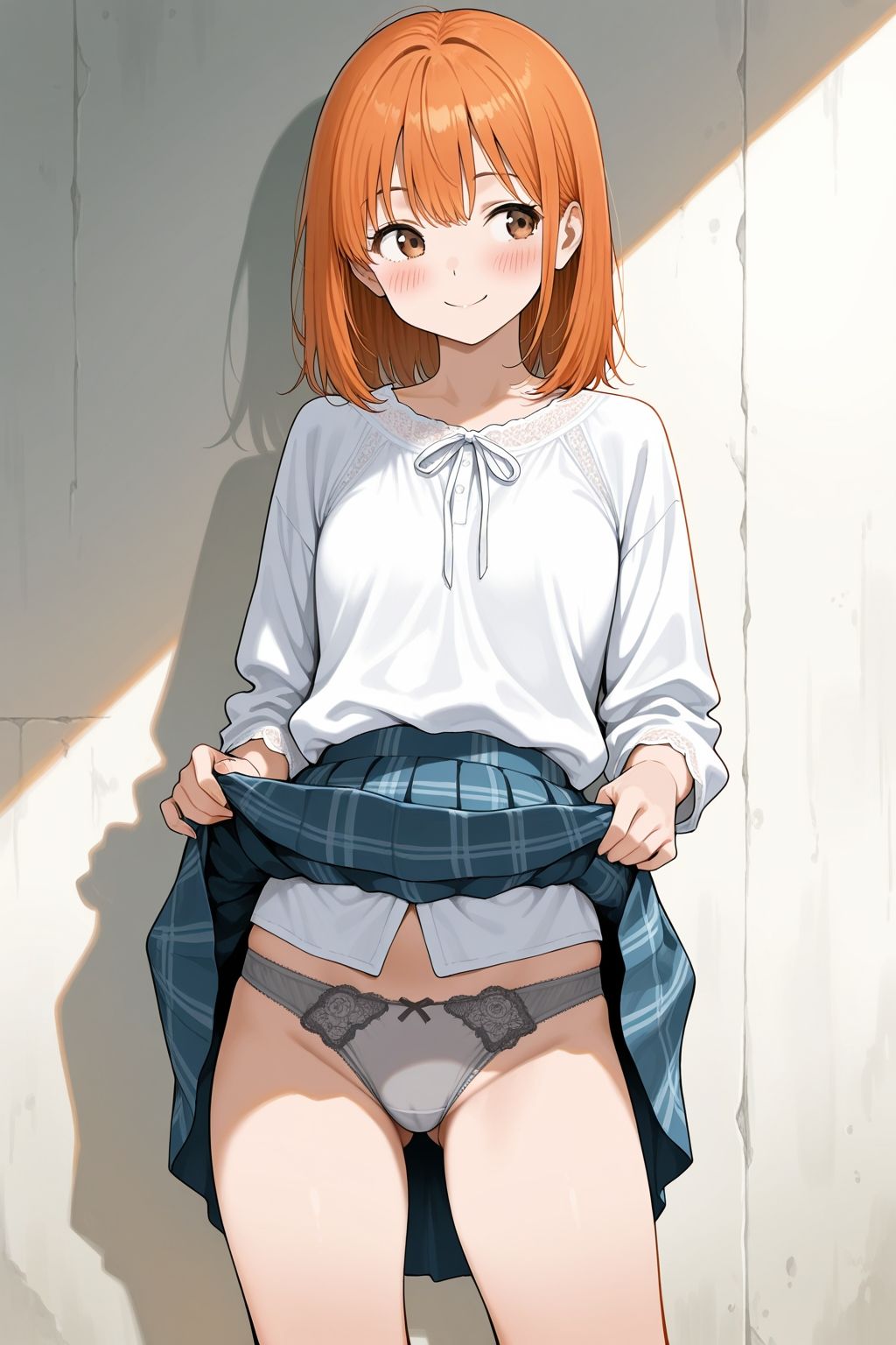 見せつけガールズ☆ スカート上げちゃう編