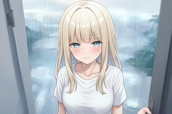 ずぶ濡れになった幼なじみを， 体で温めた話