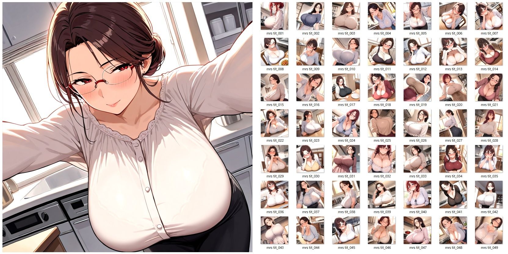 思いのほか純情だった奥さんとむちゃくちゃえっちなことするCG集