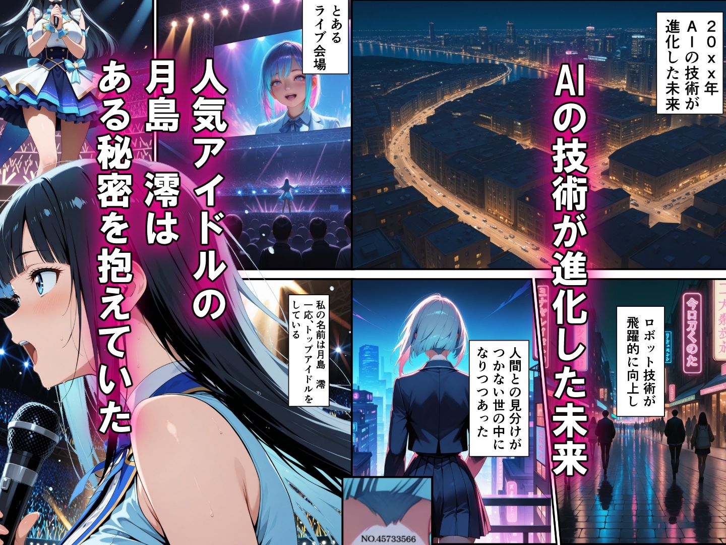 人気アイドルがアンドロイドに調教される話