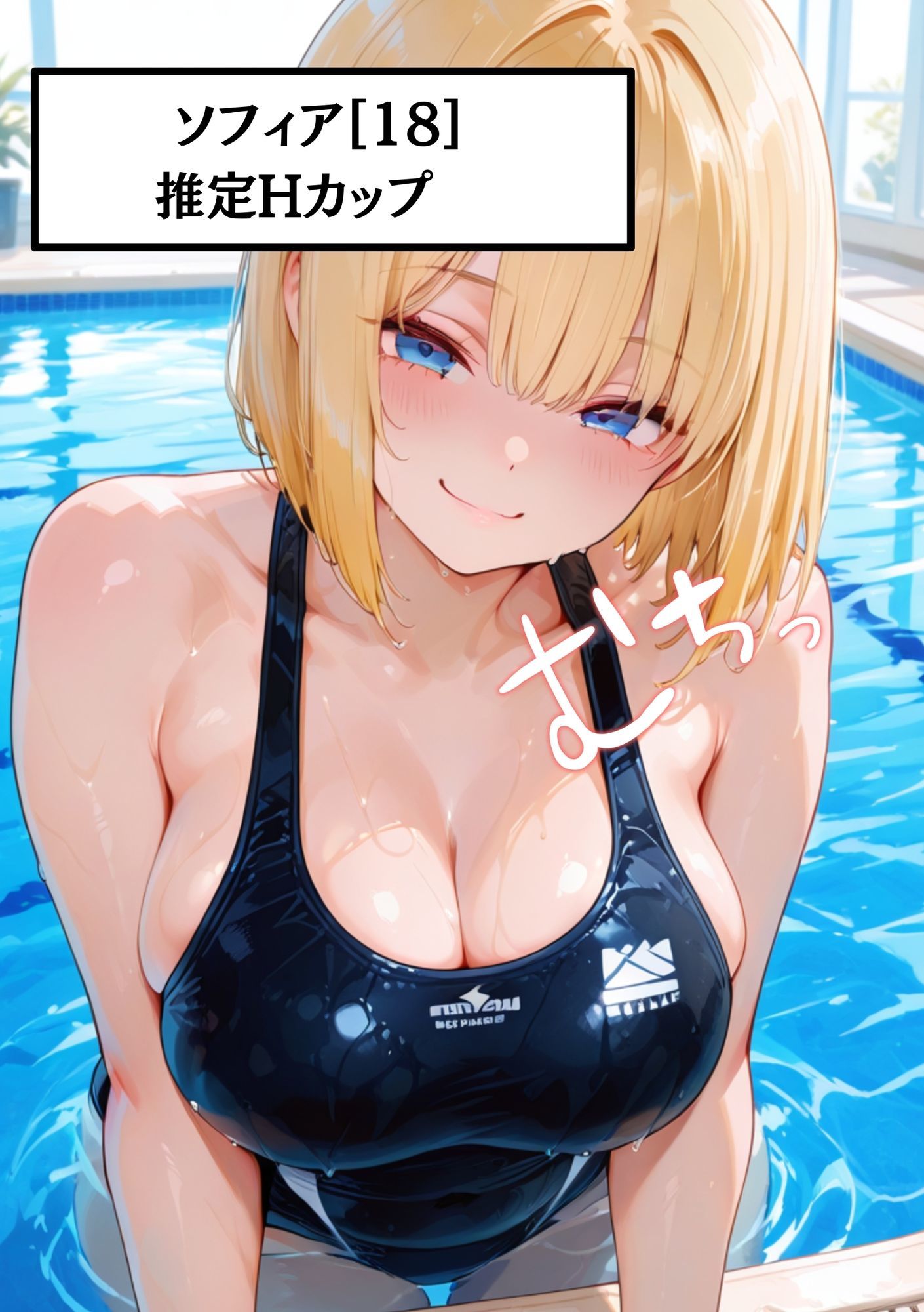 【ビッチすぎる外国人と濃厚SEX】部活中に外国人痴女巨乳ソフィア［18］Hカップスク水のまま中出し