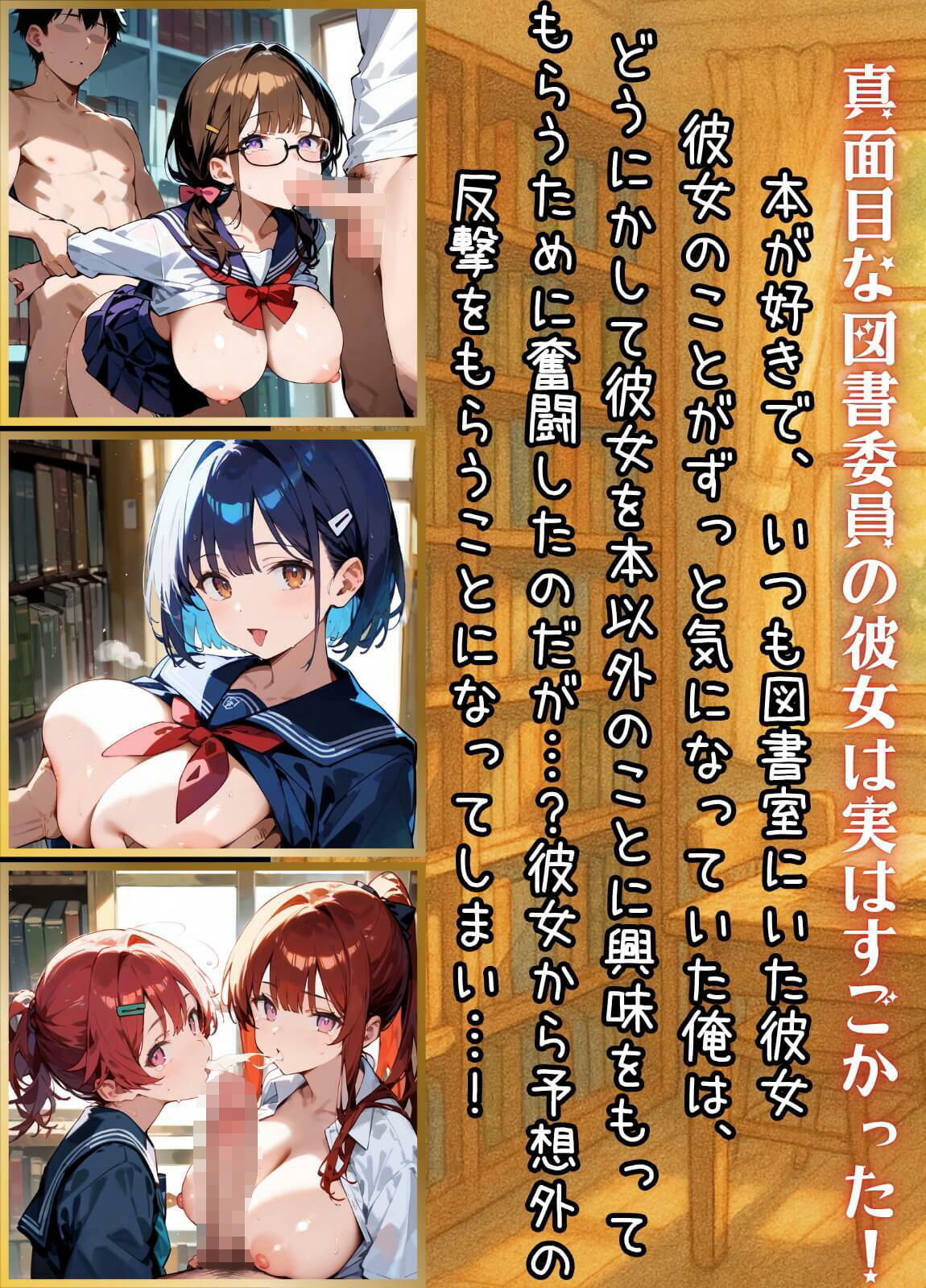 図書委員の君が俺とのHに目覚めるまで〜真面目女子がすごかった！〜5【厳選CG270枚】