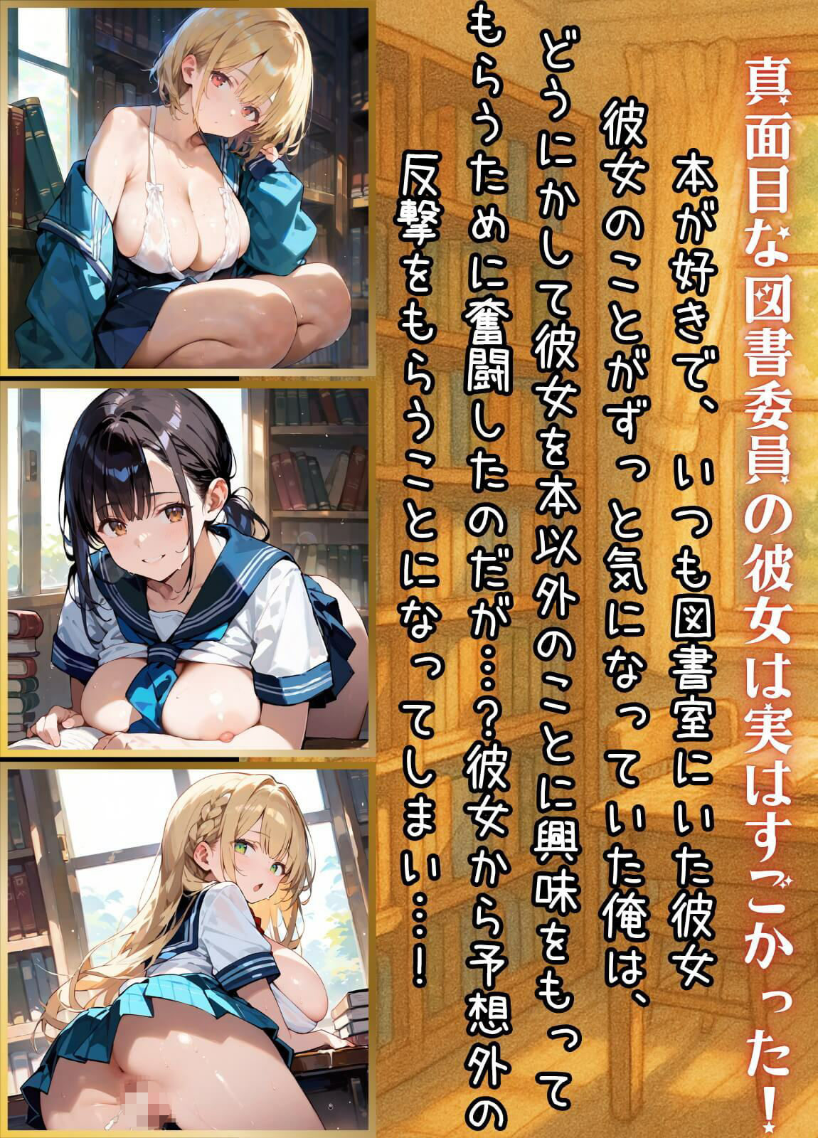 図書委員の君が俺とのHに目覚めるまで〜真面目女子がすごかった！〜2【厳選CG270枚】