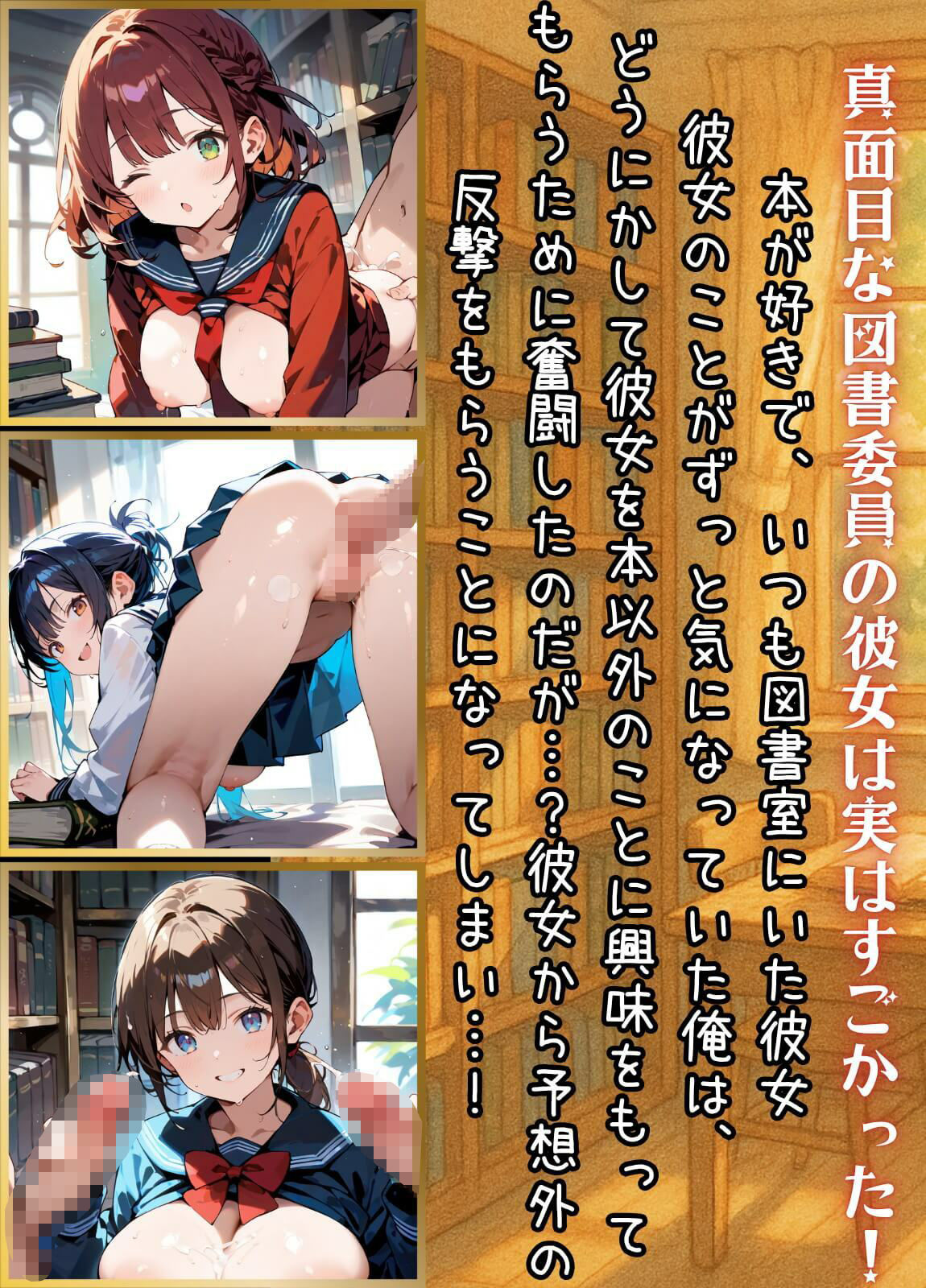 図書委員の君が俺とのHに目覚めるまで〜真面目女子がすごかった！〜4【厳選CG270枚】