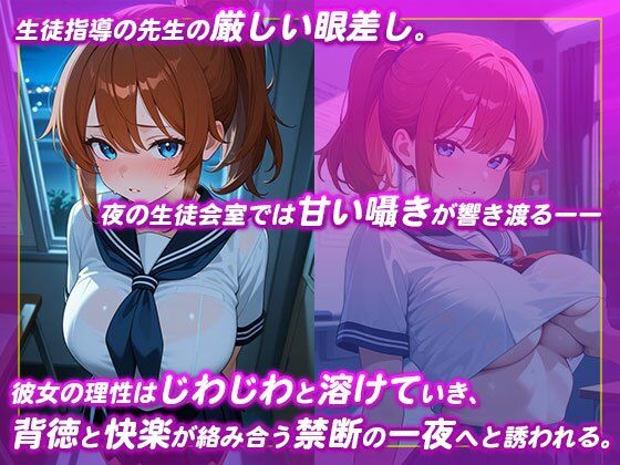 性徒指導。巨乳の生徒会長に激しく中出し即ハメ