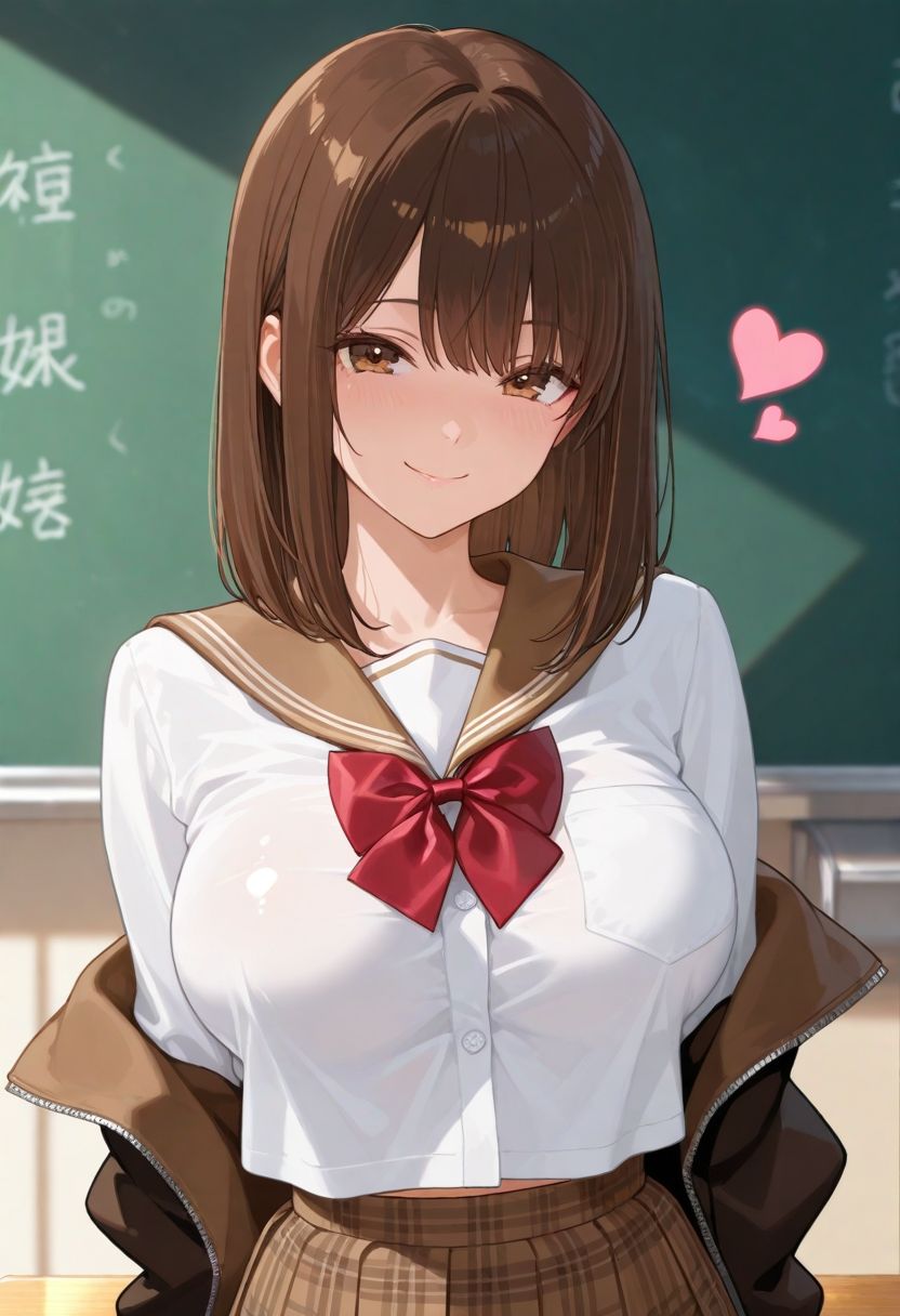 巨乳のくせに処女の女子校生に性指導