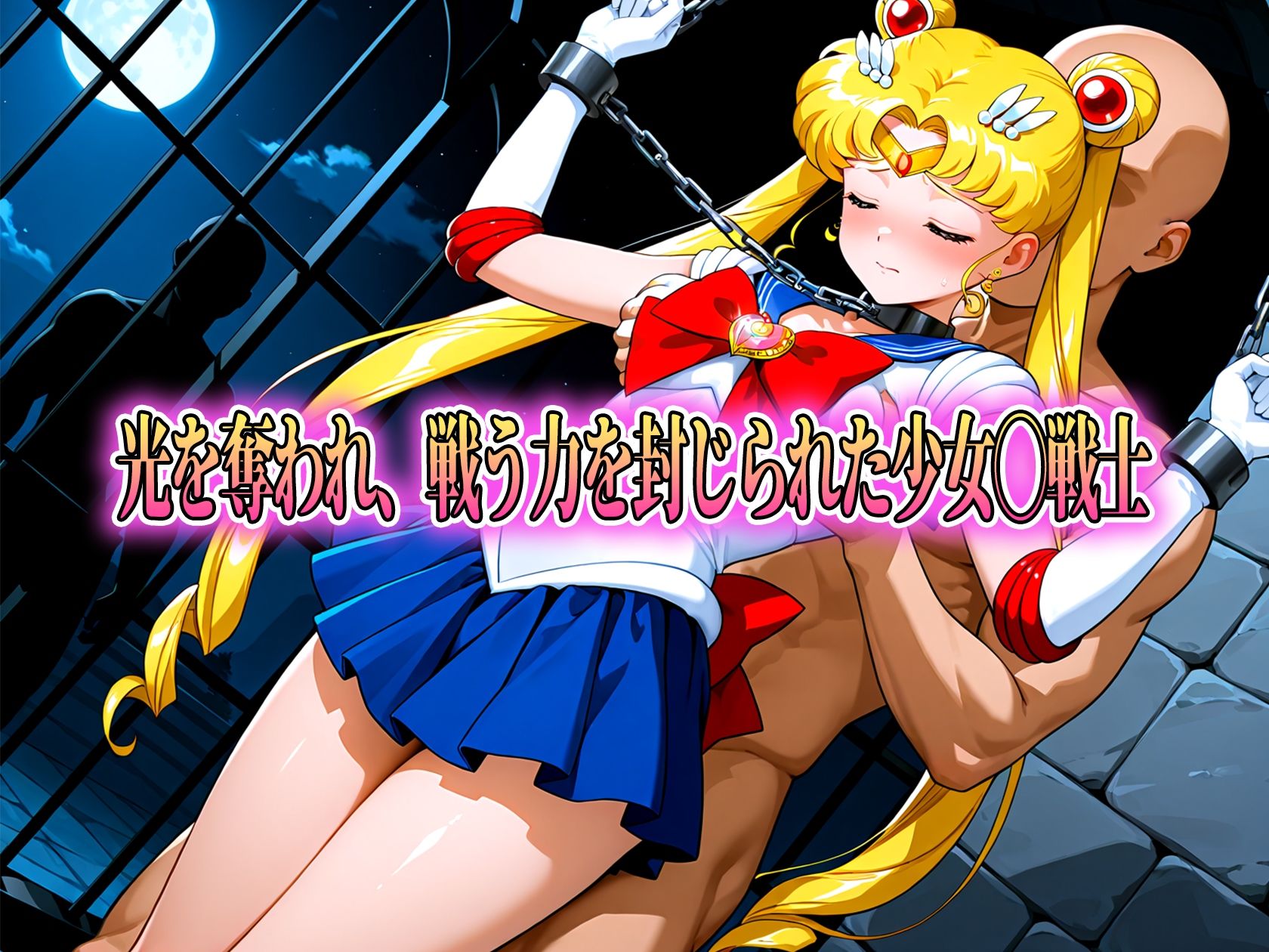 囚われた美少女戦士セーラー◯ーン 月野◯さぎ