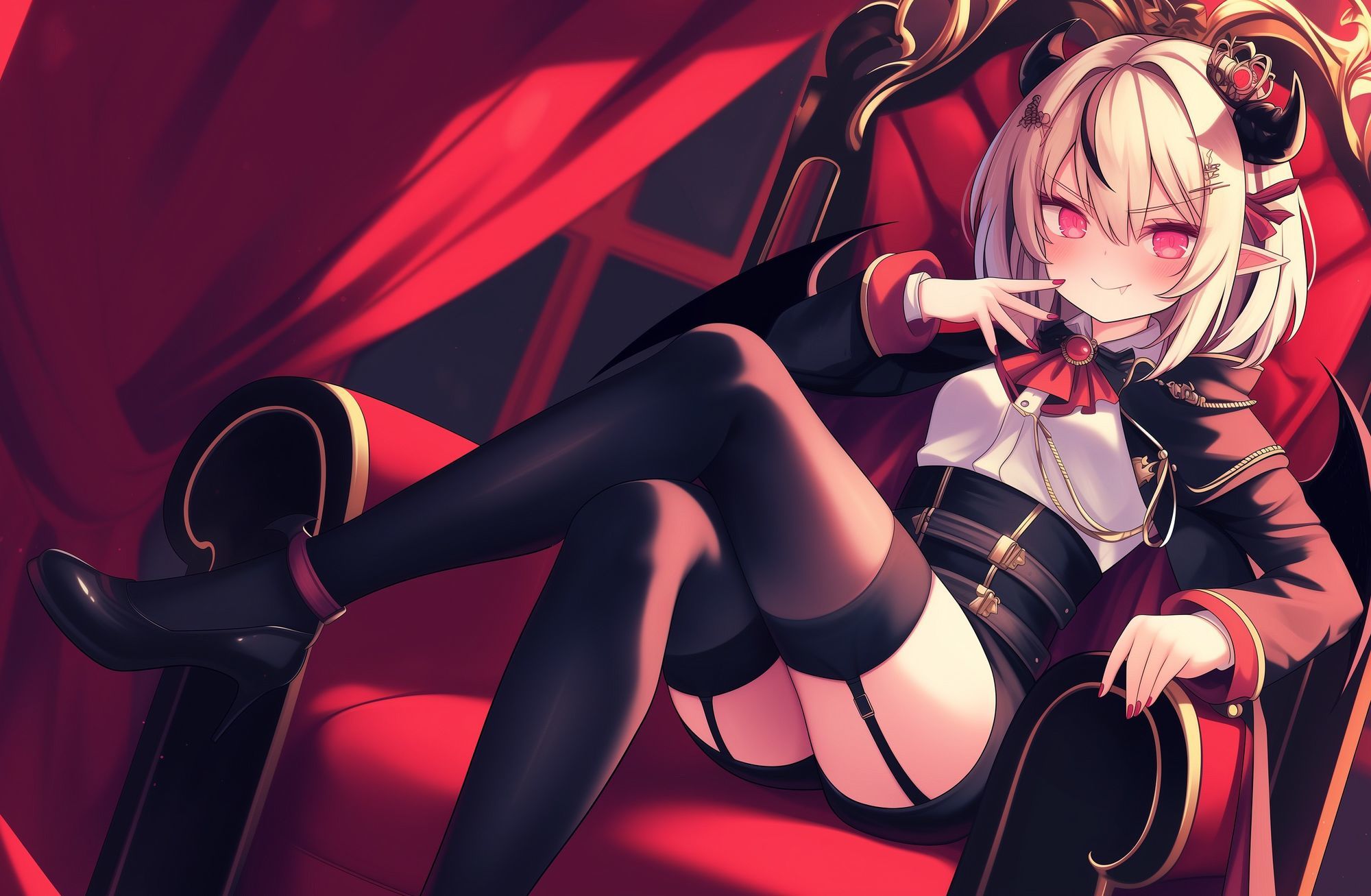 ロリ魔王様の脱ぎたてニーソを口内で洗濯させられながらニーソ足コキ射精で屈服した元勇者の幸せペットライフ