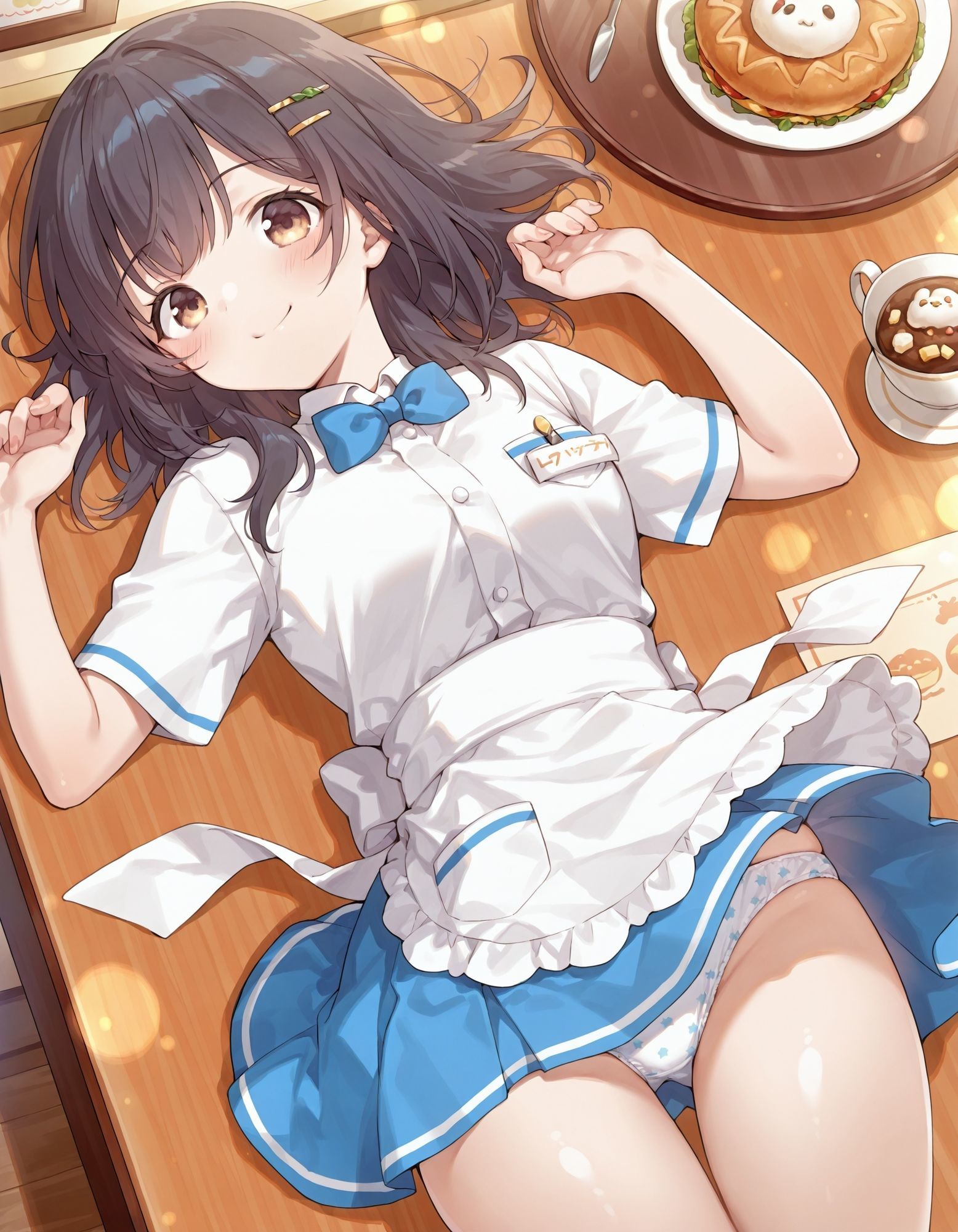 河〇まこのパンチラ〜ウェイトレス編〜