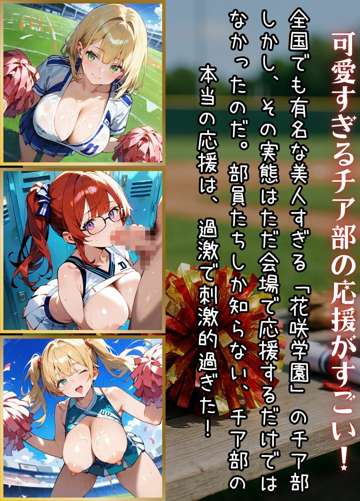 応援だけじゃ、物足りない！！エールは体で送ります！！！4【厳選CG210枚収録】