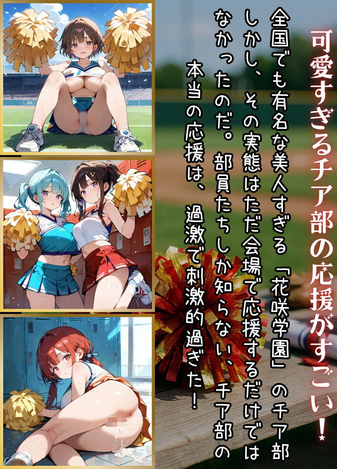 応援だけじゃ、物足りない！！エールは体で送ります！！！3【厳選CG210枚収録】