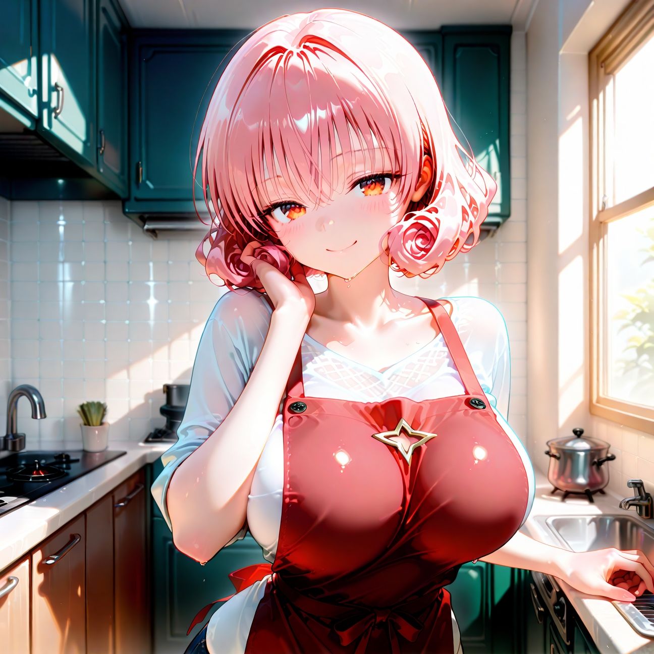 【Part3】裸エプロン新妻JKの誘惑