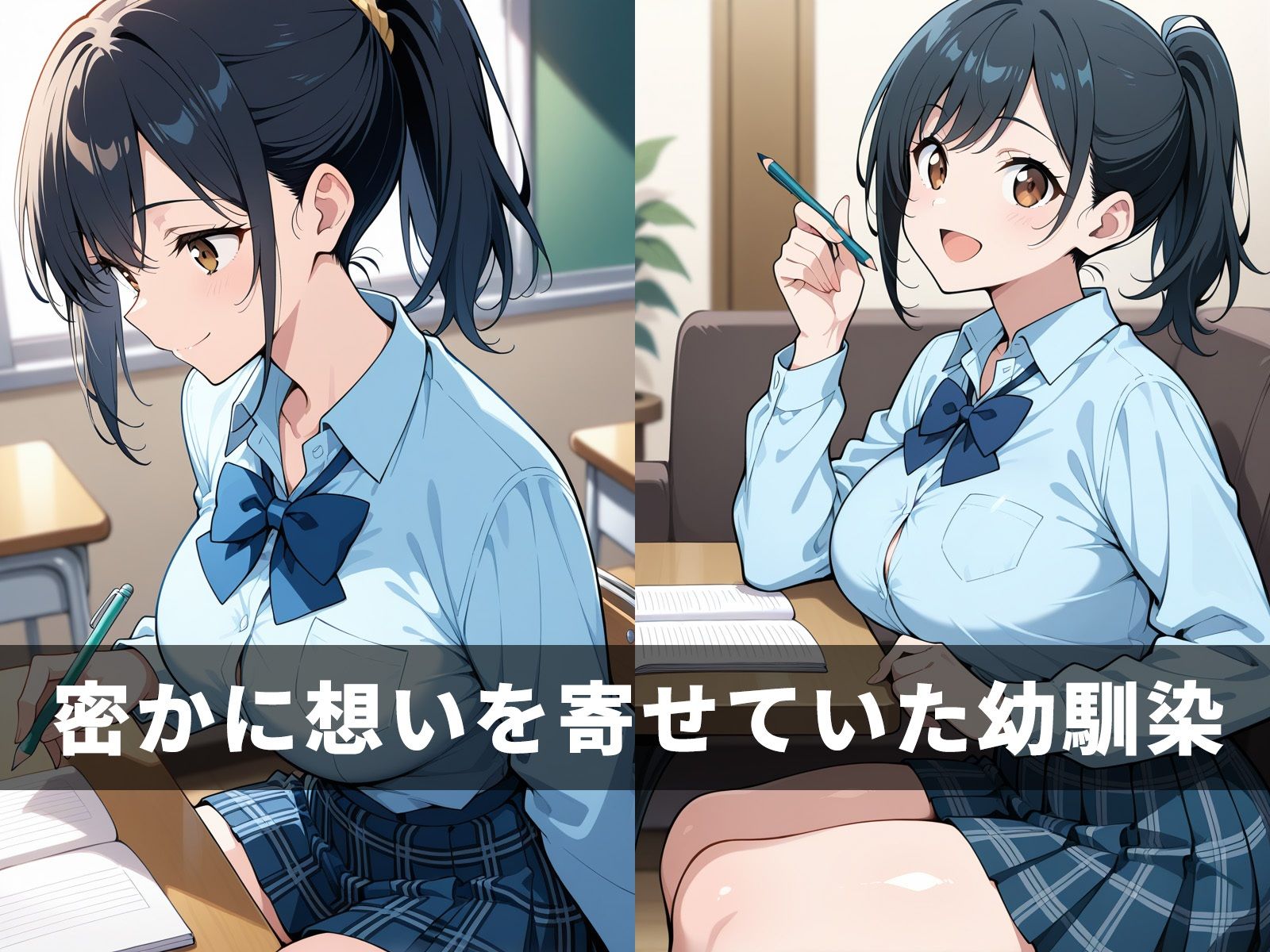 幼馴染女子校生と生ハメ種付けSEX