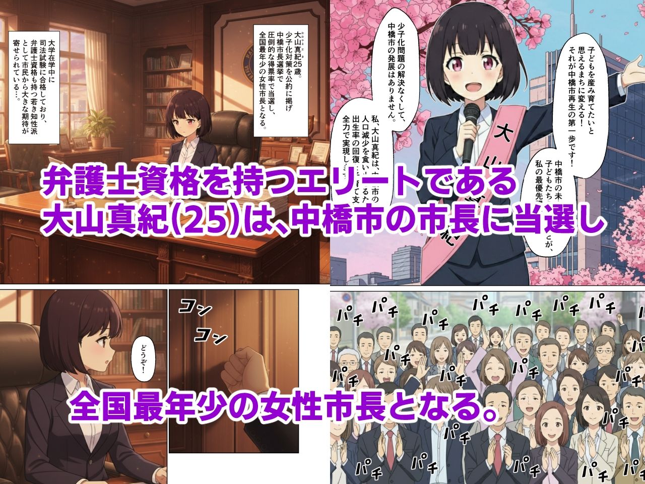 ぼくっ娘市長とラブホで公務の打ち合わせをしていたら男女の関係になっちゃう話