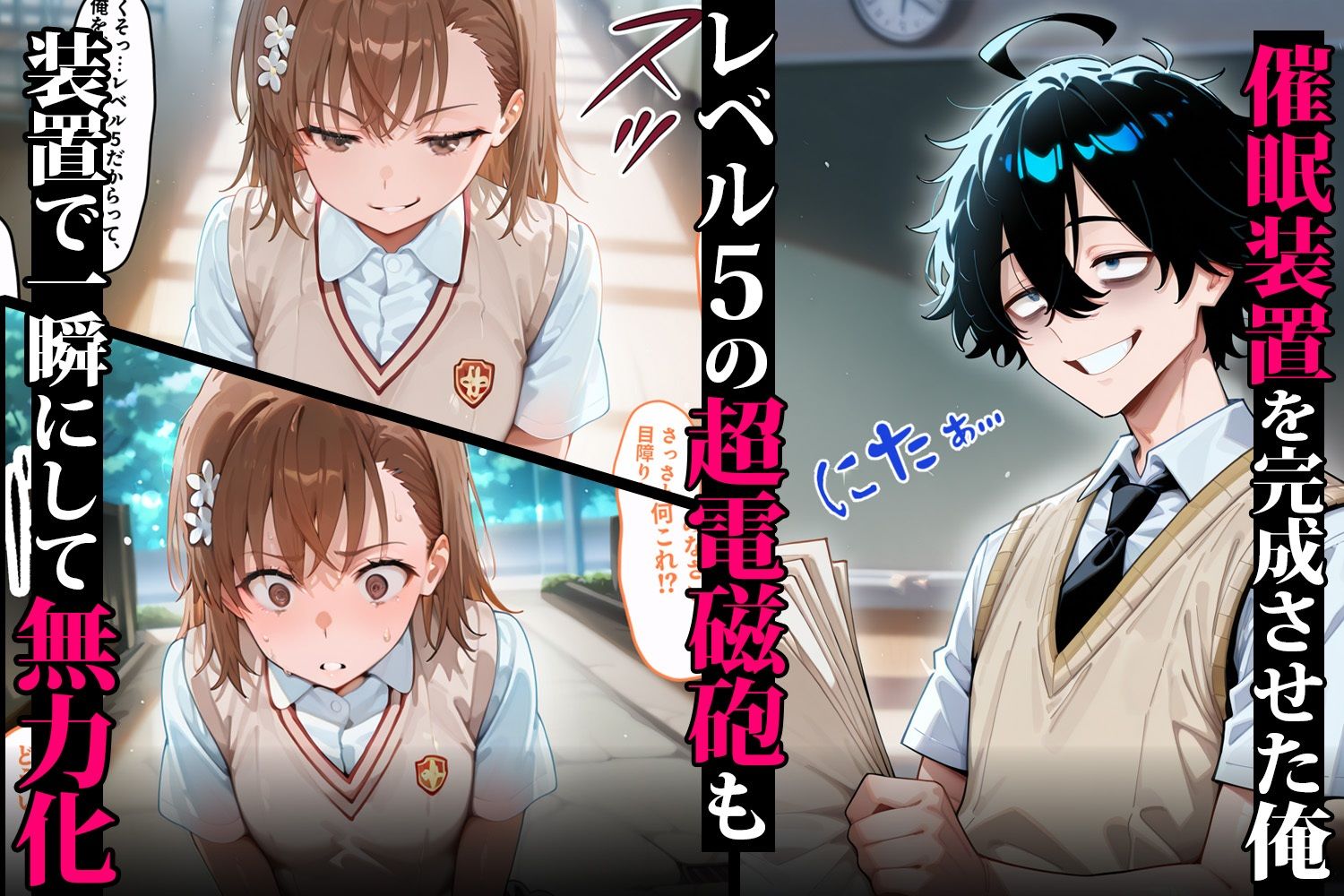 メス堕ちヒロインズ 〜催●支配で肉便器化 御坂美琴編〜