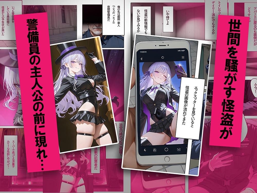 職業自称怪盗の電波女VS正義の夜間警備員