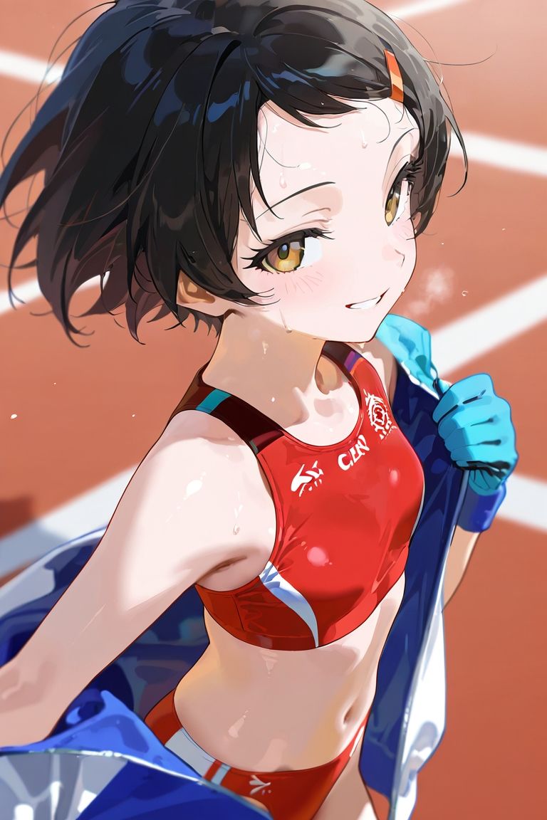 陸上女子の誘惑