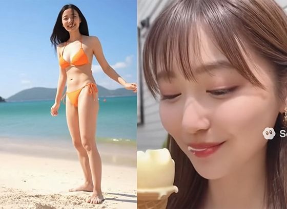 AIグラビアアイドル動画【100本】