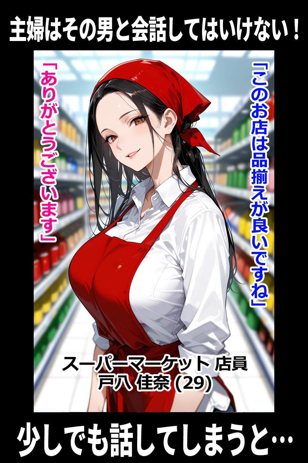 パート主婦はその男と会話してはいけない 即堕ち2コマ