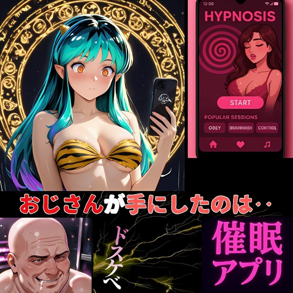 ラムちゃん洗脳計画‥おじさんの命令に喜んで腰をふる身体に‥