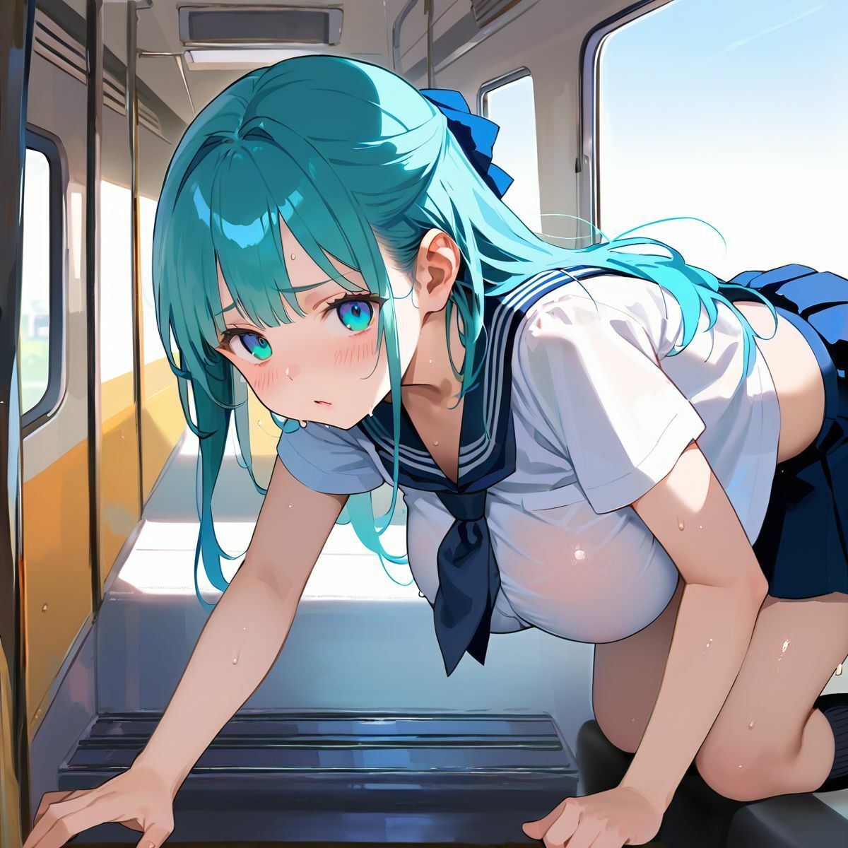 痴●で発情しちゃった巨乳女子校生05