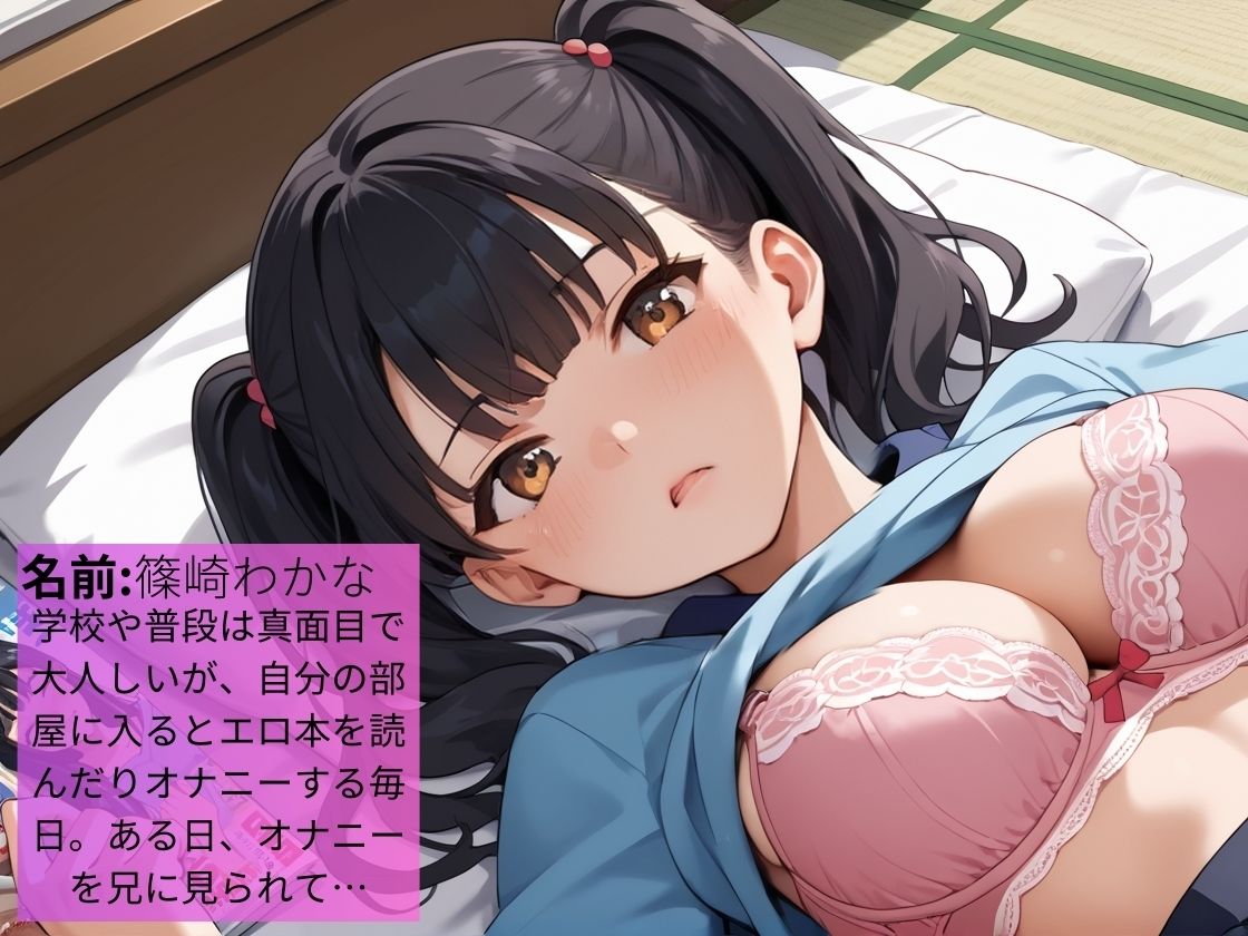 大人しくて清楚な妹がむっつりスケベだと知り遠慮なく性処理させてもらった〜兄の性処理は妹の快楽堕ちに〜【兄妹】【NTR】【処女】【女子校生】【トロ顔】【500枚】