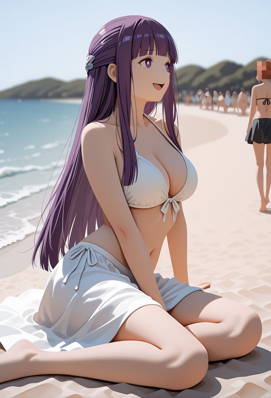 【ビキニ美少女】青い空で催◯生ハメした話  葬◯のフリーレン  フェ◯ン