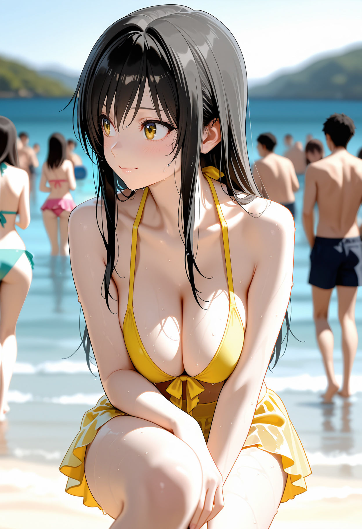 【ビキニ美少女】青い空で催◯生ハメした話  ToL◯VEる  古◯川唯編