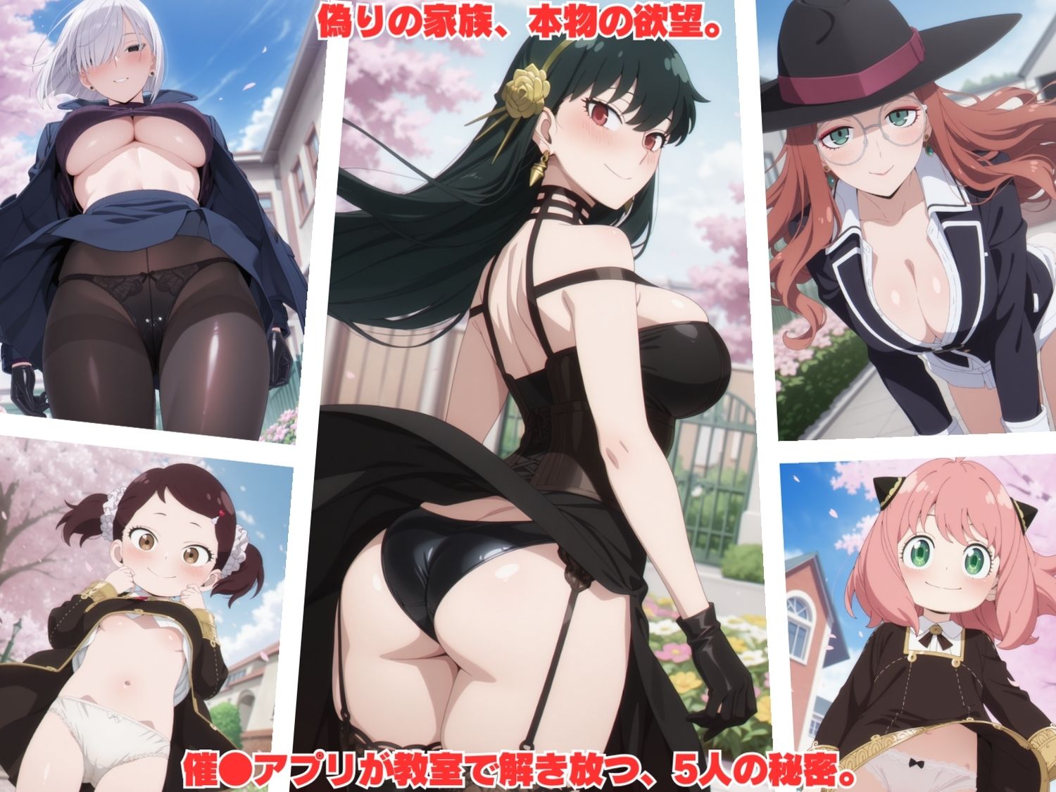 スパイ、殺し屋、そして教室の罠  〜催●アプリが繋ぐ、偽りの家族と本物の欲望〜