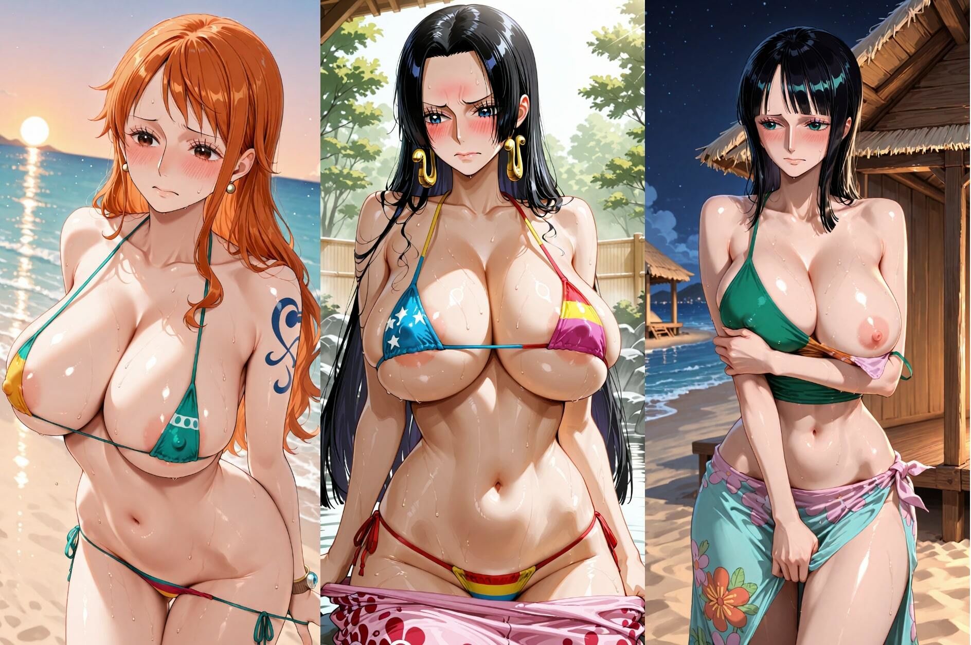 人気ヒロイン2人を海でナンパしてSEX漬けにした物語 【〇ミ・ハ〇コック・ロ〇ン 編】