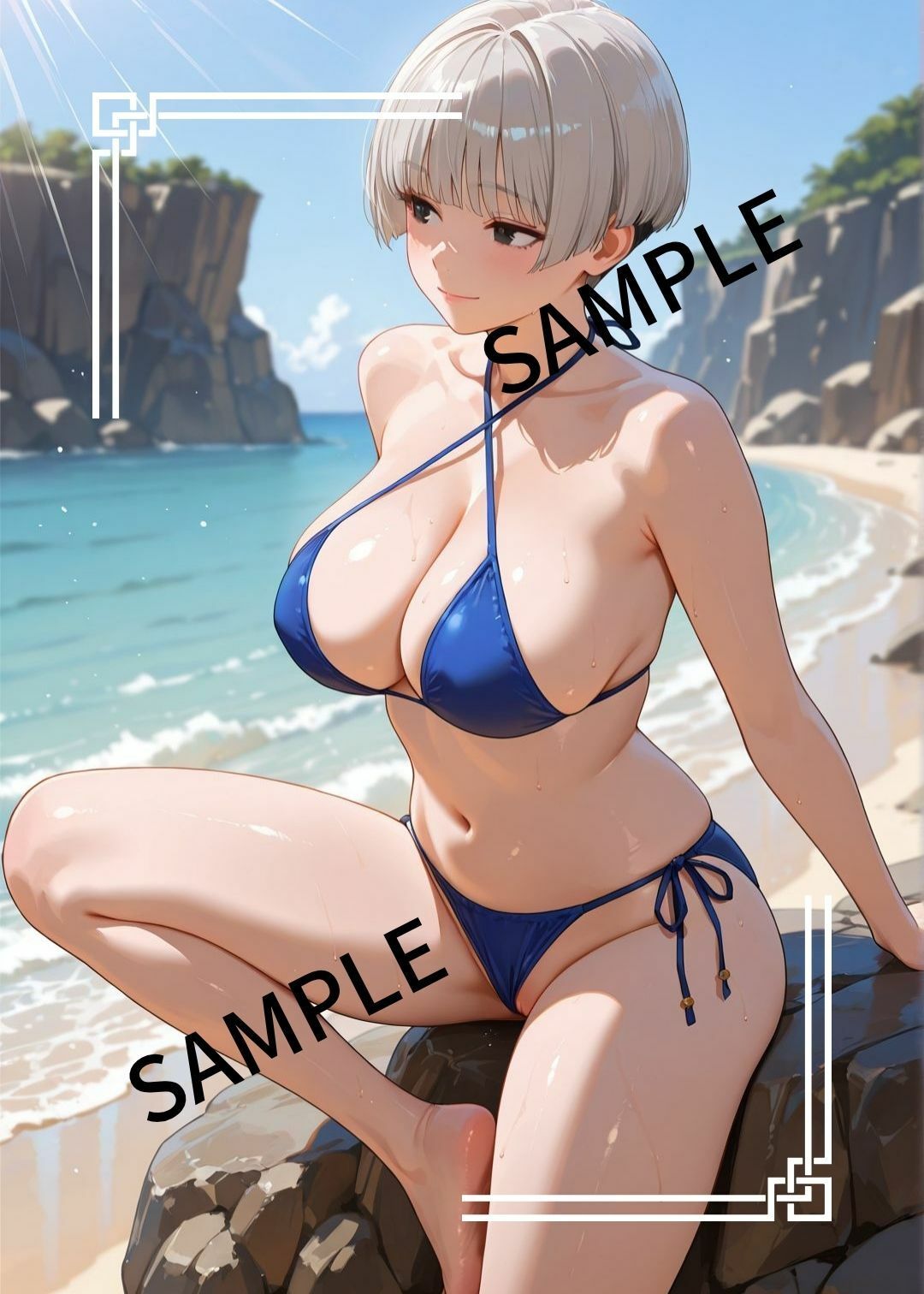 グラビアアイドル和姦〜ビーチで撮影後に スタッフやファンと〜  CG集