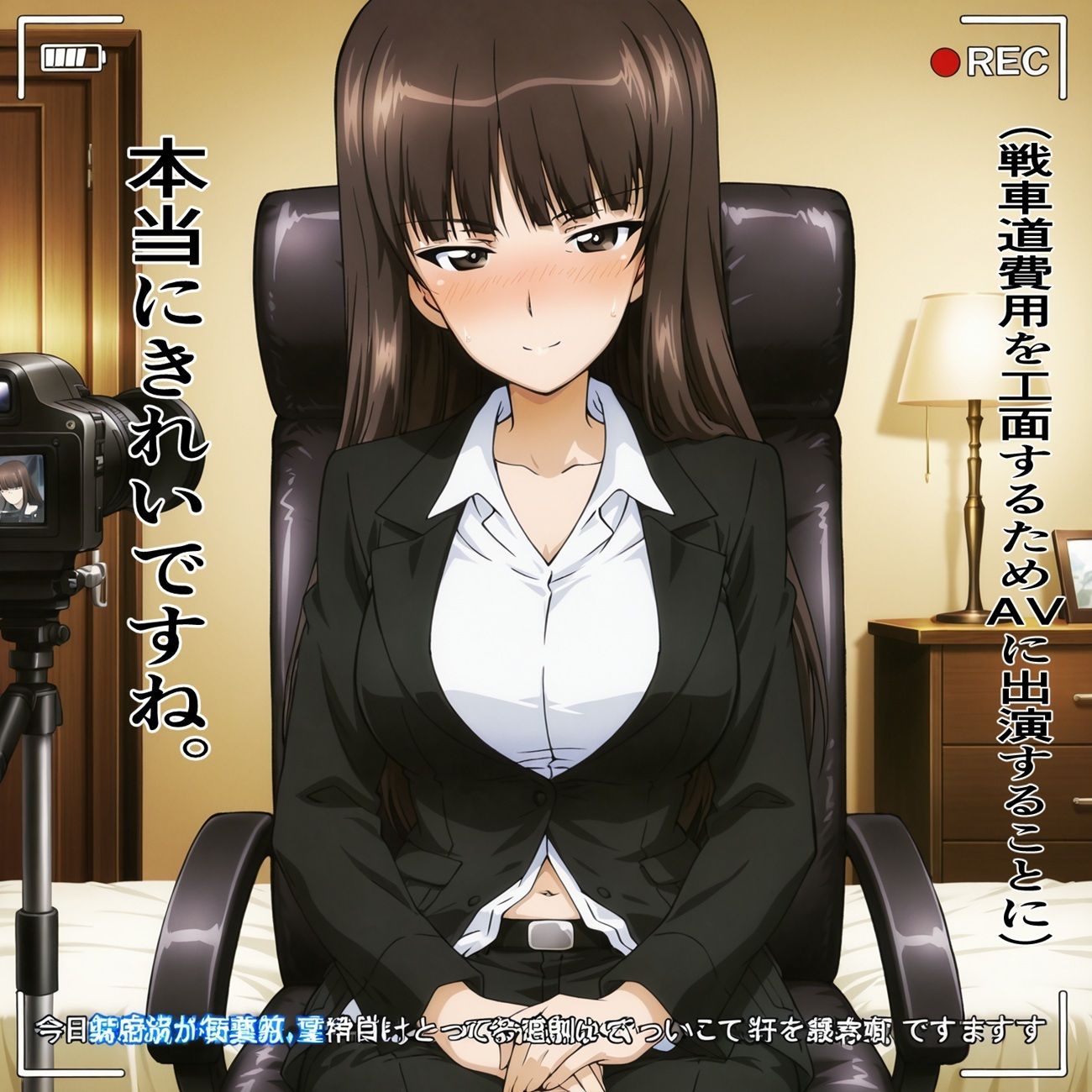 西住◯ほ 娘の戦車道費用のために