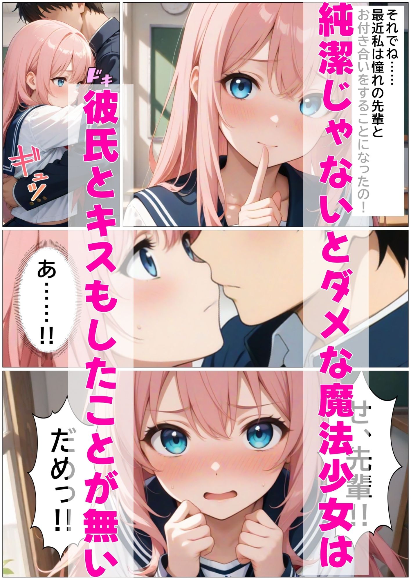 彼氏持ち魔法少女が敵の苗床になっちゃう話