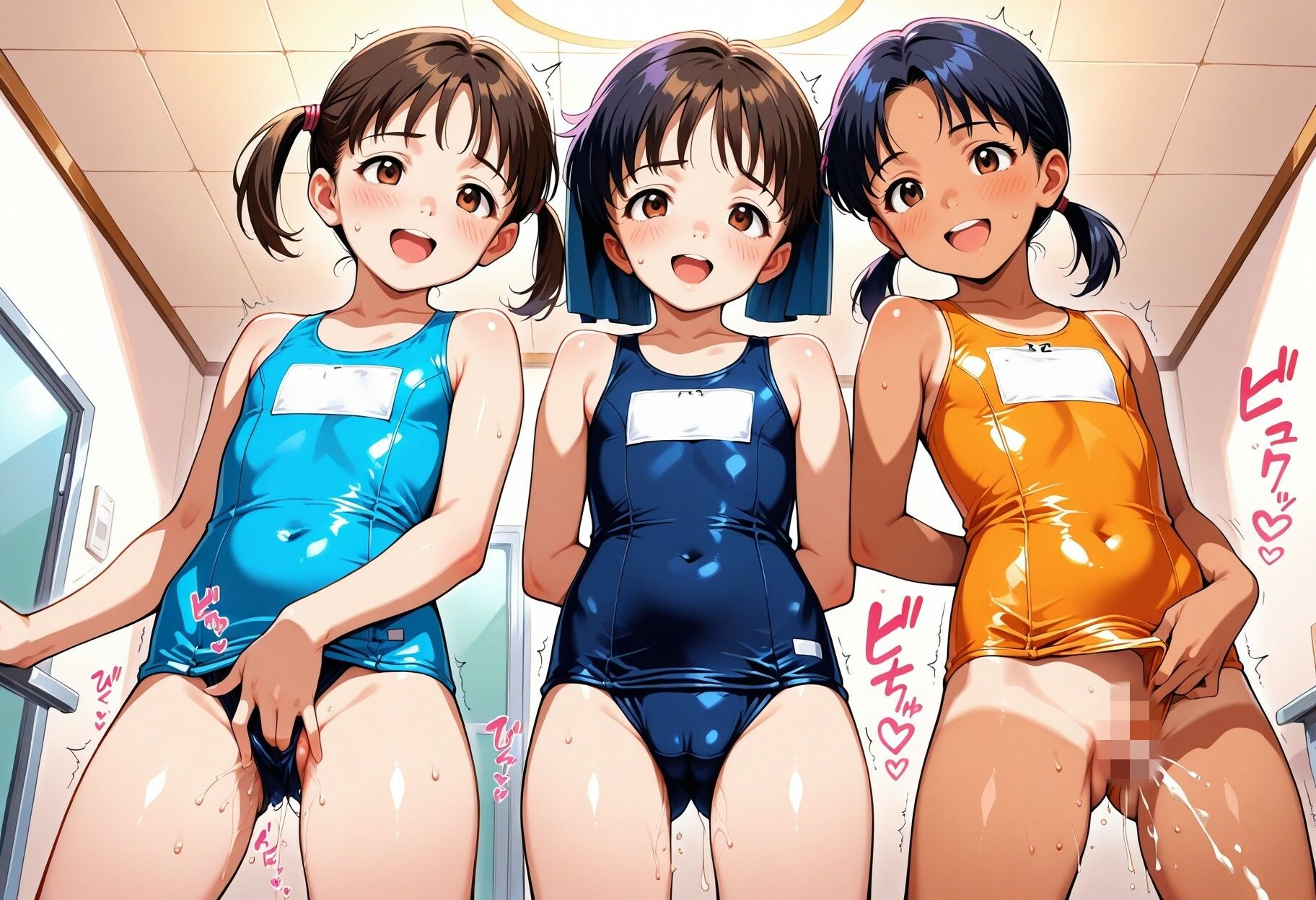 三姉妹中出し性教育  処女肉便器ハーレム生ハメ絵巻