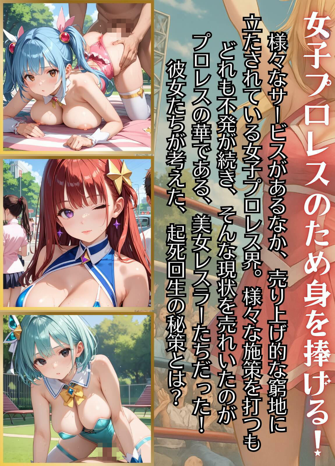 美女レスラーの特技は、野外枕営業です！〜新人美女レスラーは客寄せが大変です！！〜9【厳選CG200枚収録】