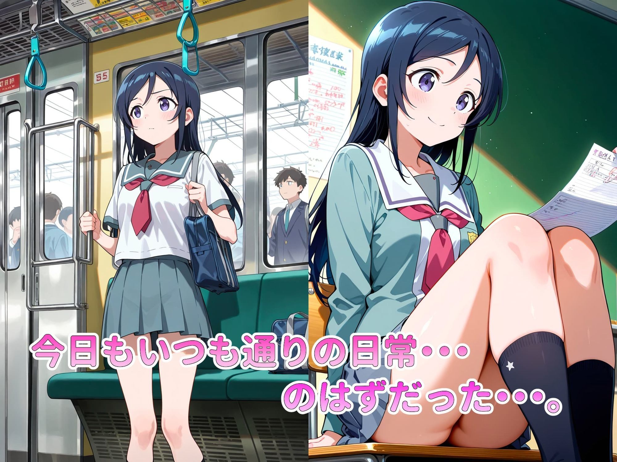 恐怖と快楽の電車内〜痴○で目覚めたワタシのカラダ〜あやせ編