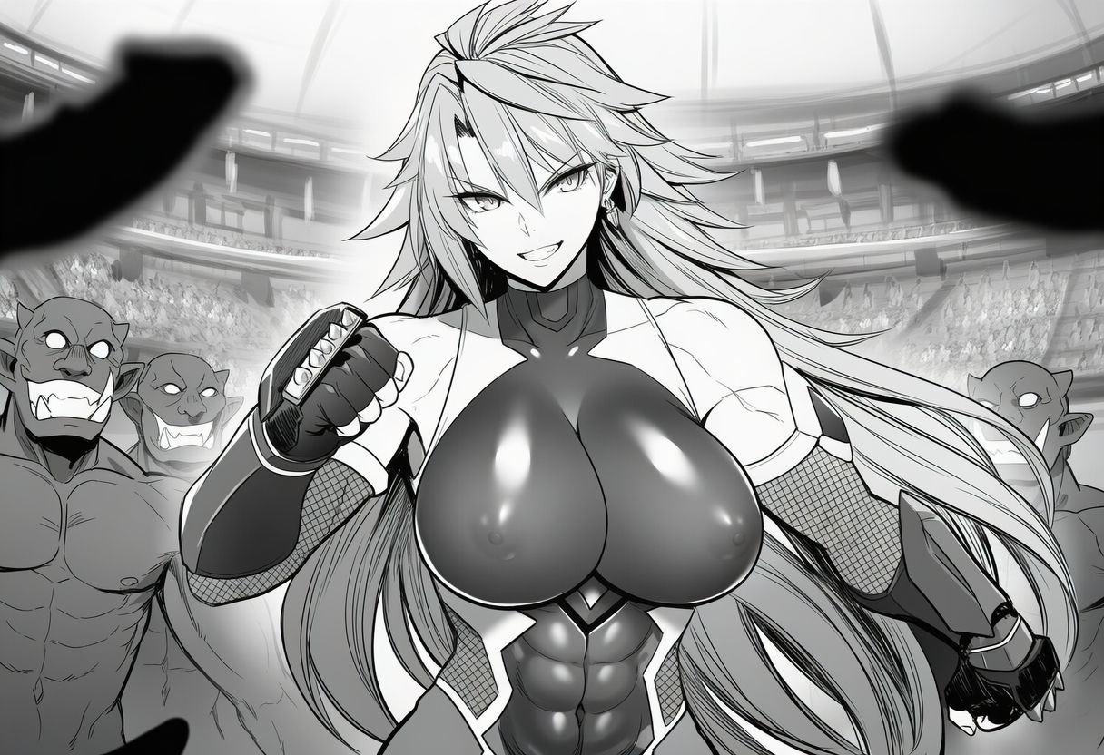 対魔師セリア・グレイシャの敗北 ゴブリン百人組手編