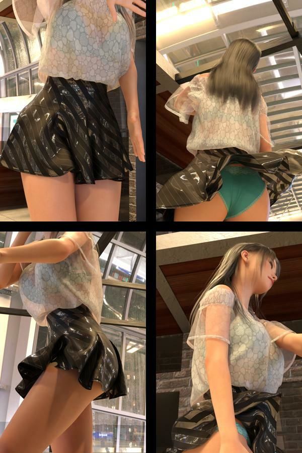 『理想の彼女を3DCGで作ります』から生まれたバーチャルアイドル「二階堂沙耶（にかいどうさや）」の女子アナ撮影風写真集:JoshiAna_02