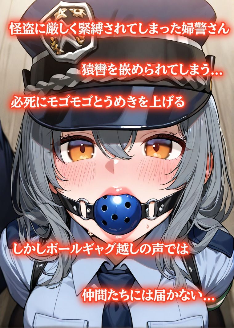 「むぐぅううう！」ボールギャグ噛まされ、縄で緊縛、こちょこちょくすぐり責め〜 正義の婦警が無様に溶ける夜！【猿轡ボイスあり】