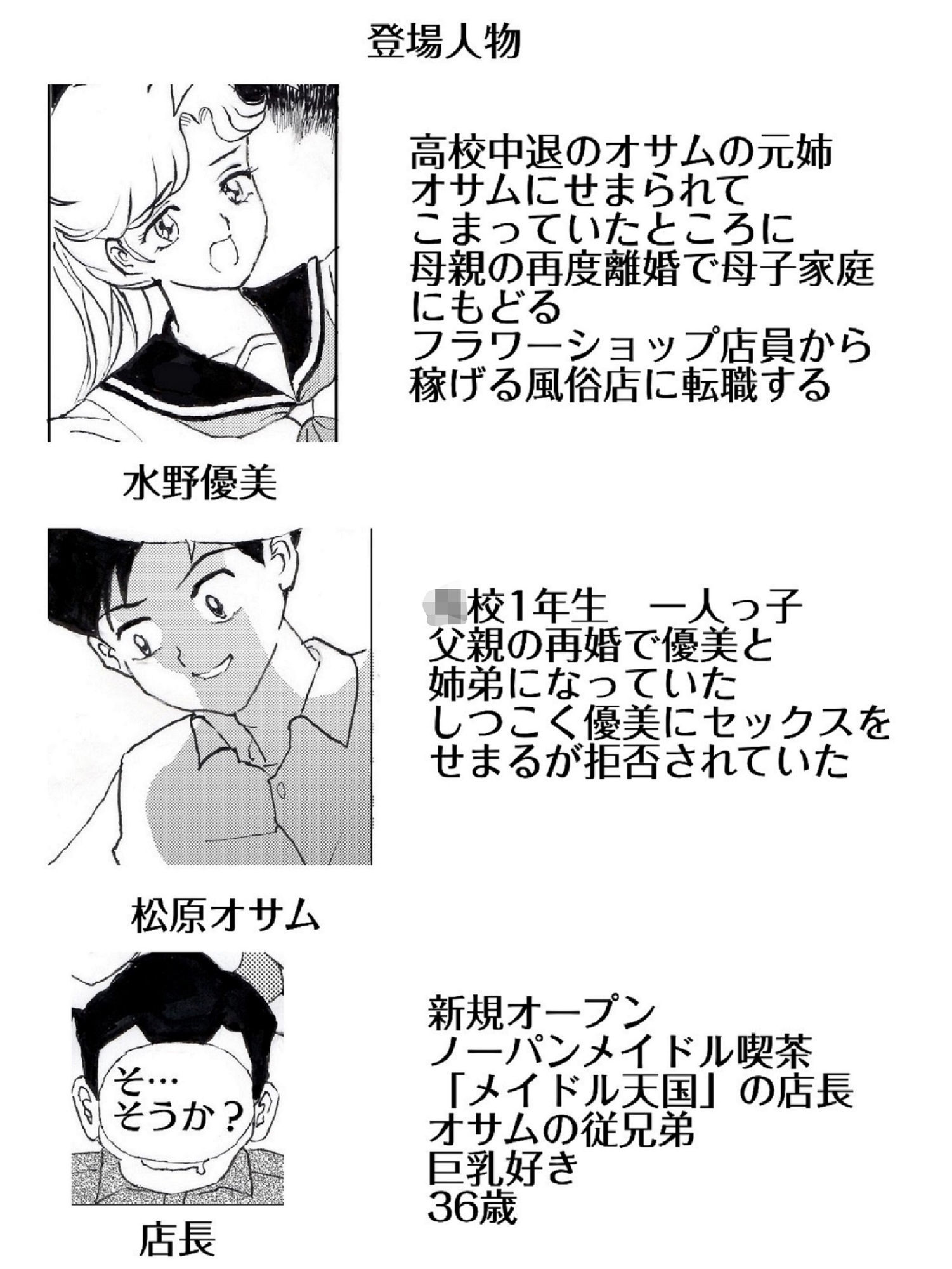 ノーパンメイドル喫茶の巨乳女子が元姉だった