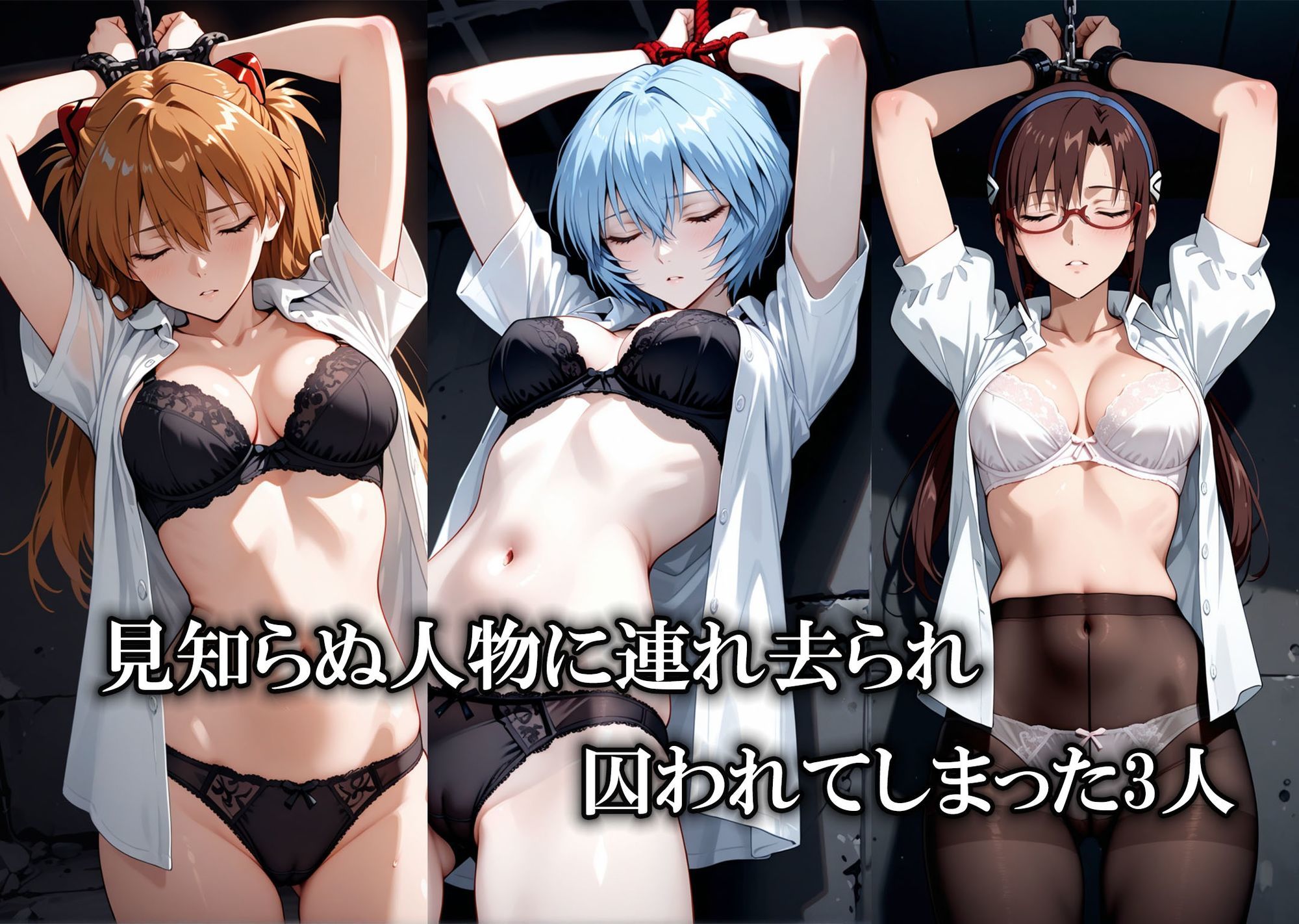 監禁ヒロインズ  連れ去られた女たち  アスカ・マリ・レイ編