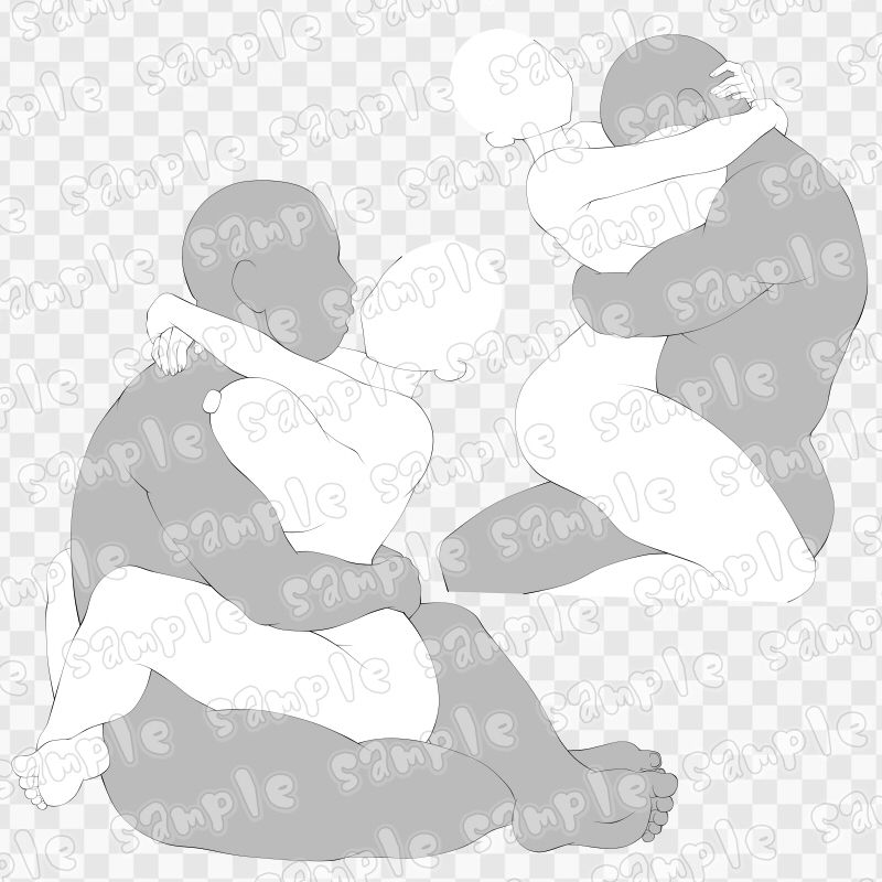 線画素材集［手］32