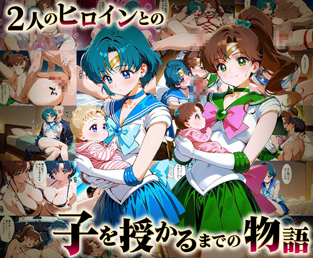 「生まれてきてよかった…」催●支配アプリで支配された2人のヒロインと‘家族’になるまでの話。_マ○キュリー×ジ○ピター