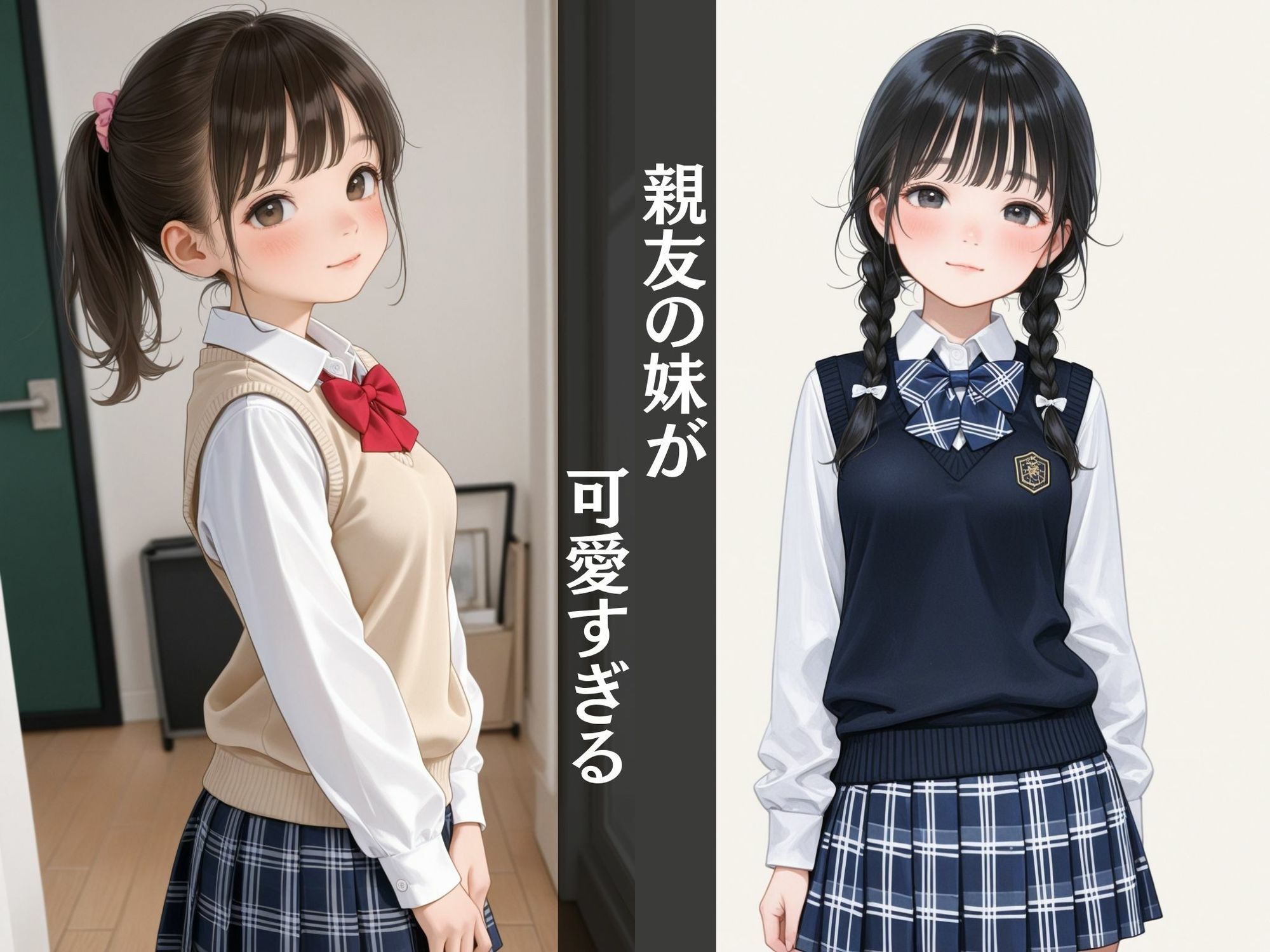 【いもうと】  親友の妹をこっそりハメる〜立派なおっぱい丸出しで絶頂〜