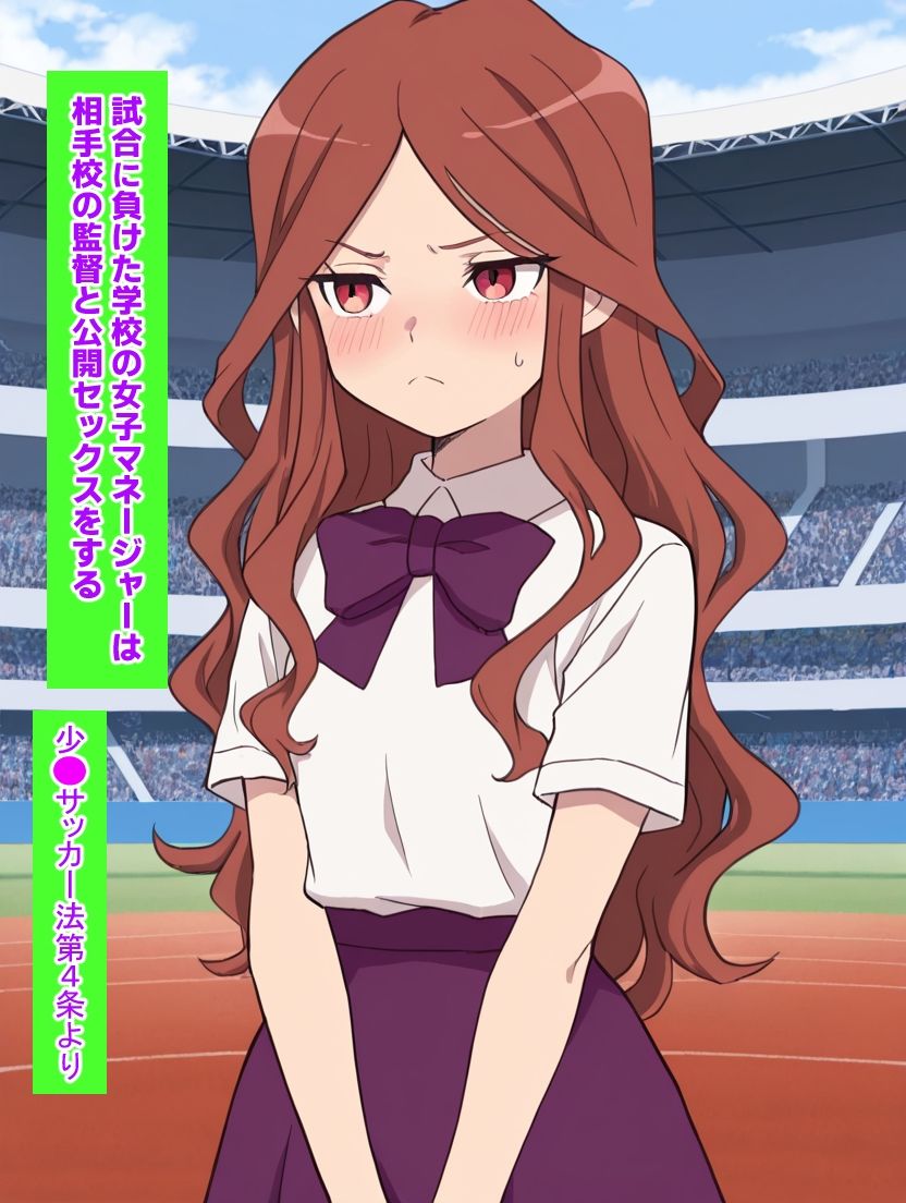 イナズマイ●ブンCG集  ースタジアム内で公開全裸セ●クスー